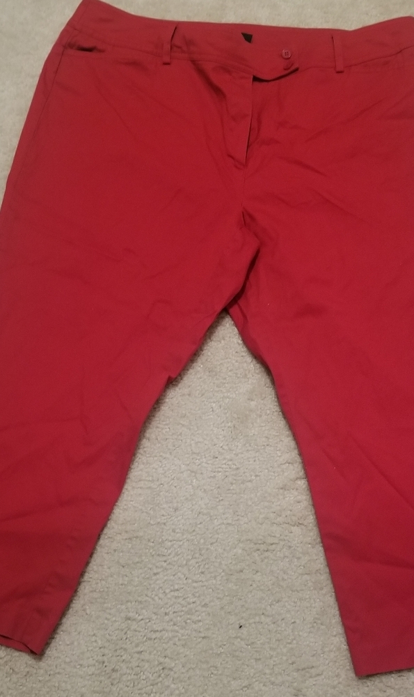 Cotton stretch capris